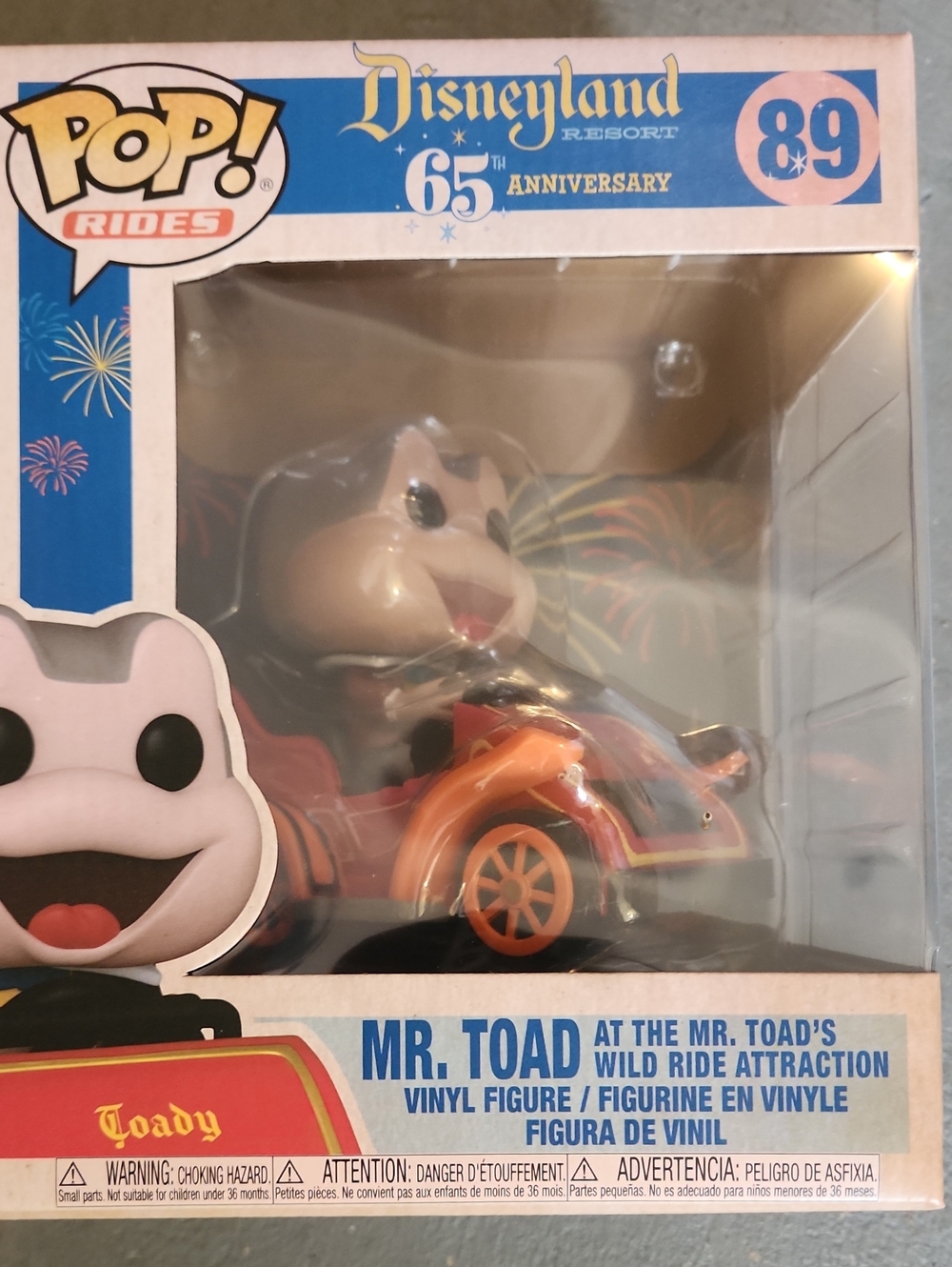 Funko Mr. Toad Wild Ride 65th anniversary Disneyland
